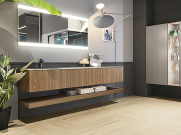 ELITE 10 - Wall-mounted vanity unit with drawers by Gruppo Geromin - view 2